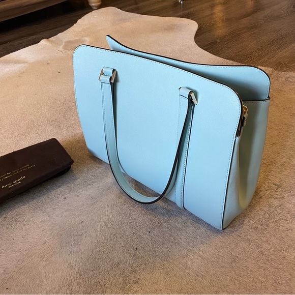Kate Spade Light Blue Purse - Picture 3 of 10